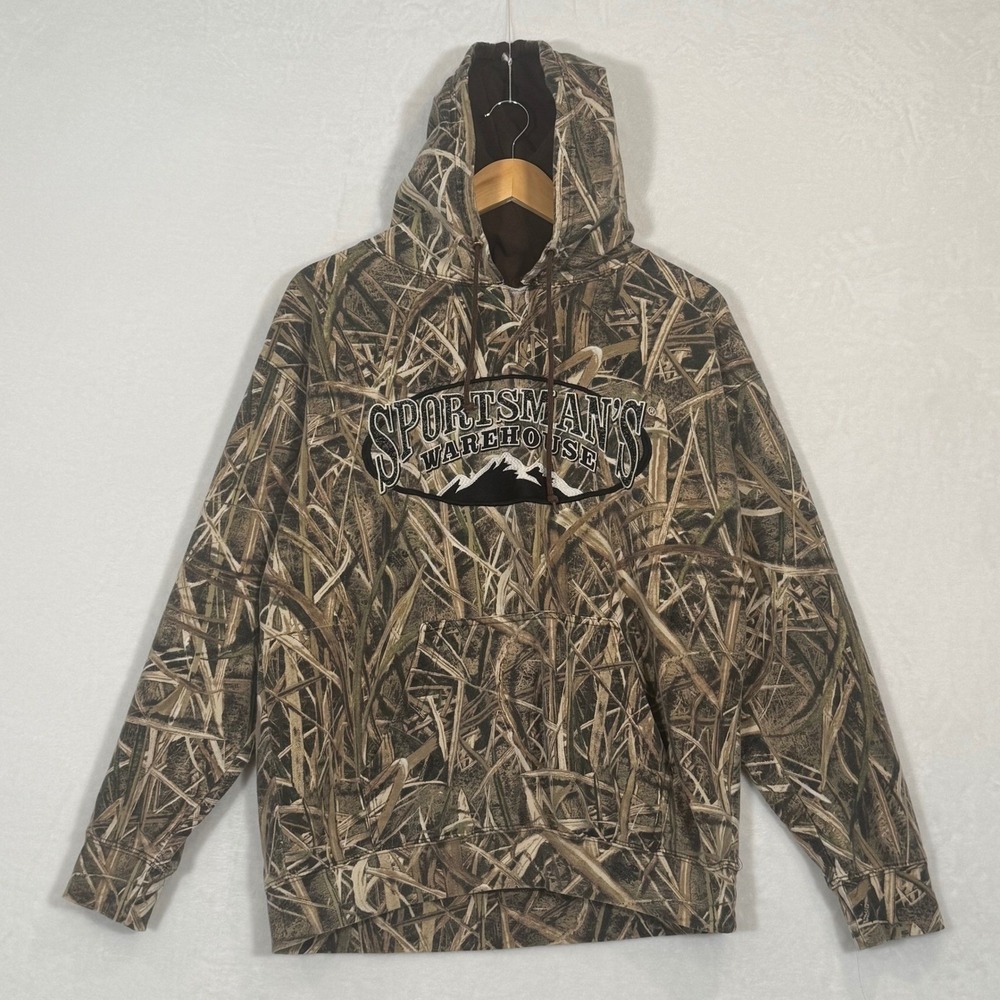Sportsman's Warehouse Camo Hooded Sweatshirt Large